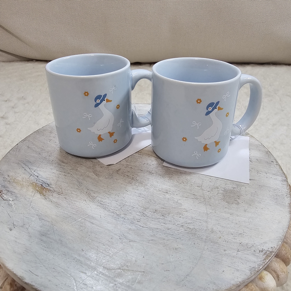 Goose Wearing Hat Espresso Mug Set Of 2 Viral